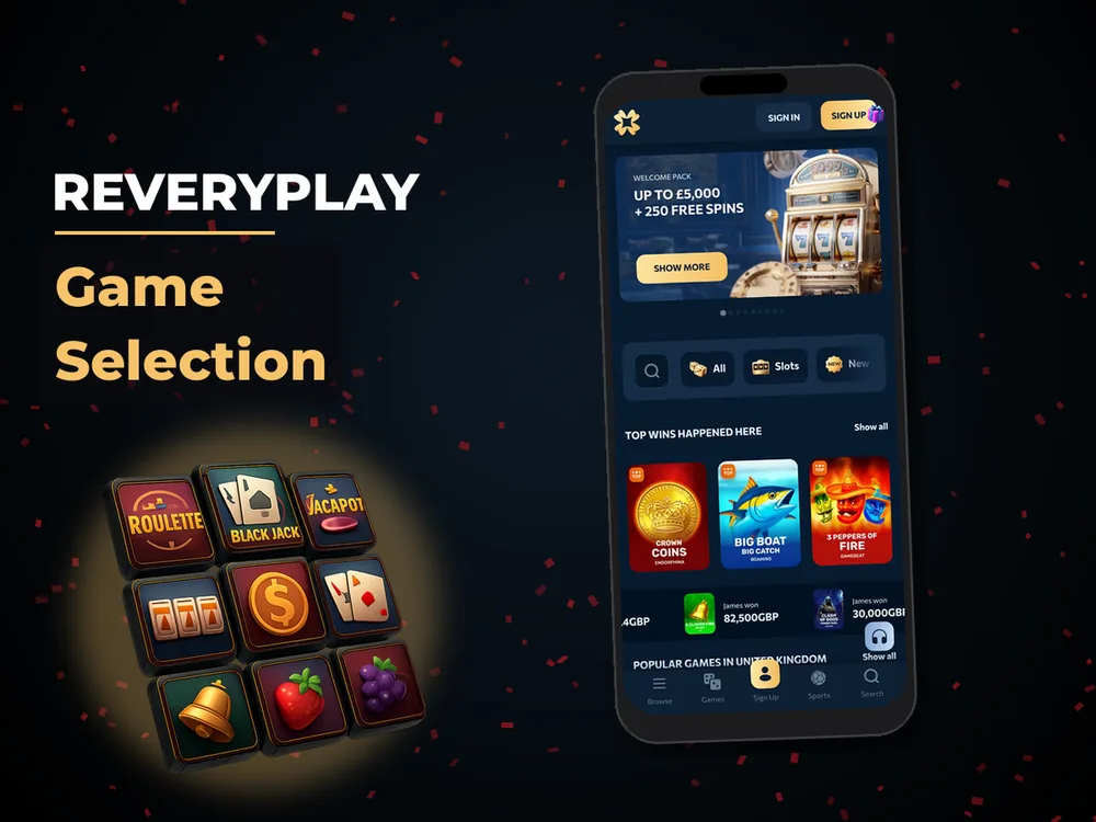 reveryplay - Game Selection