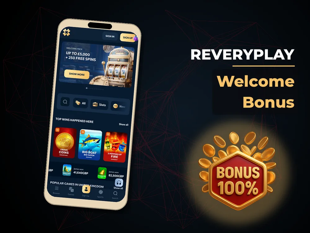 reveryplay - Welcome Bonus